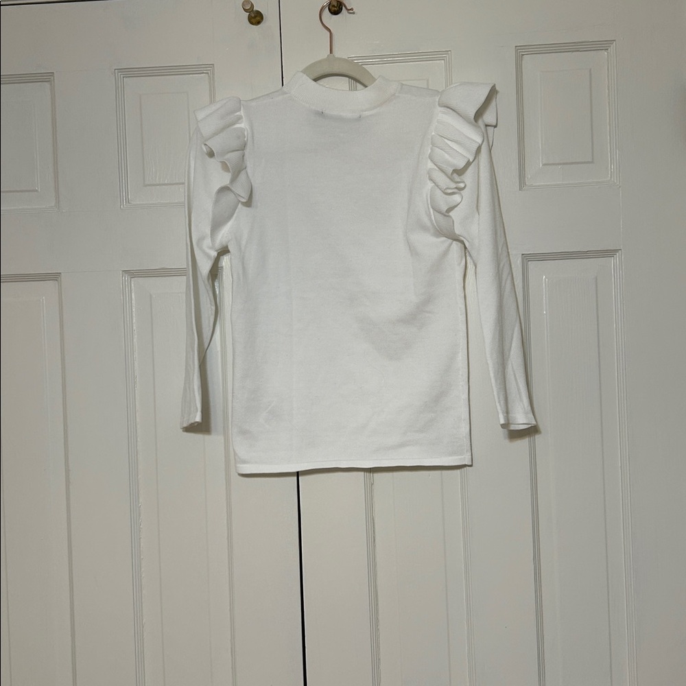 Tuckernuck Pomander Place White Sweater View 2